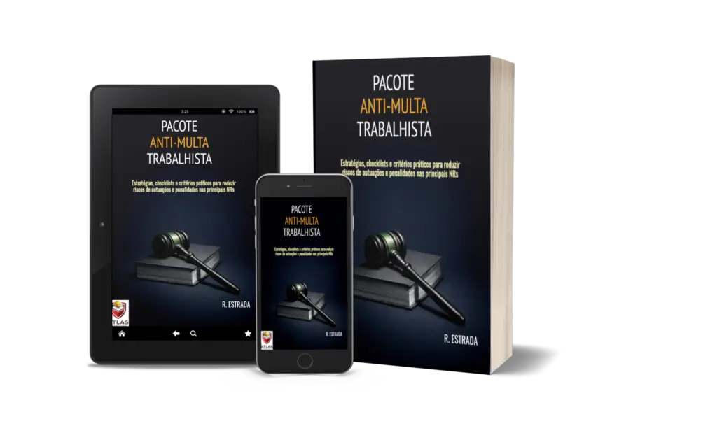 Capa do livro Pacote Anti-Multa Trabalhista sobre fiscalização e multas nas Normas Regulamentadoras